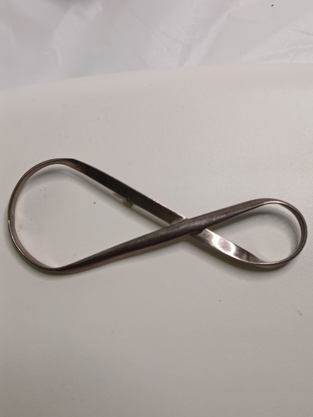 Vintage Infinity Sterling SILVER 925 Mexican Artisan Brooch